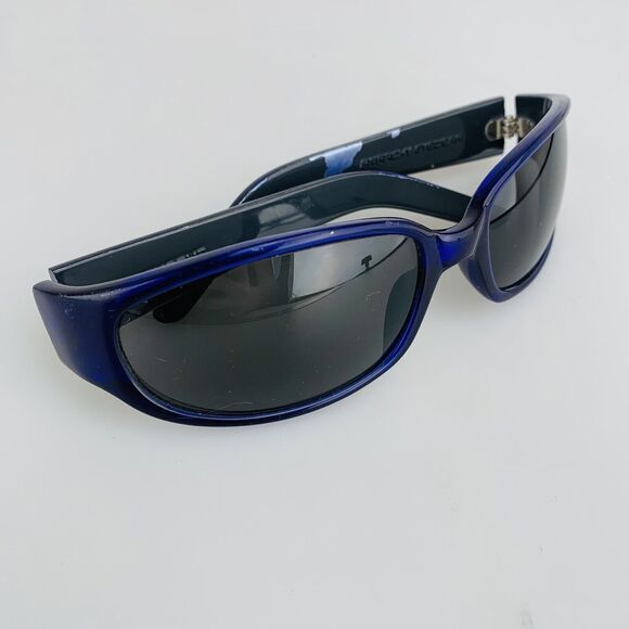 Anarchy Eyewear Sunglasses mod. Shroud Oval Wrap Blue Vintage main image 14